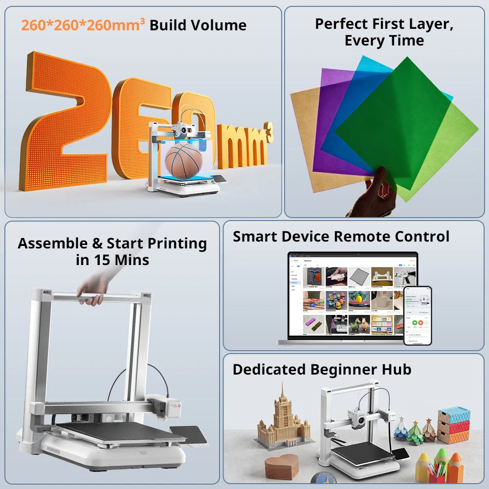 Anycubic Kobra Fast Printing 3D Printer With Filament Drying App