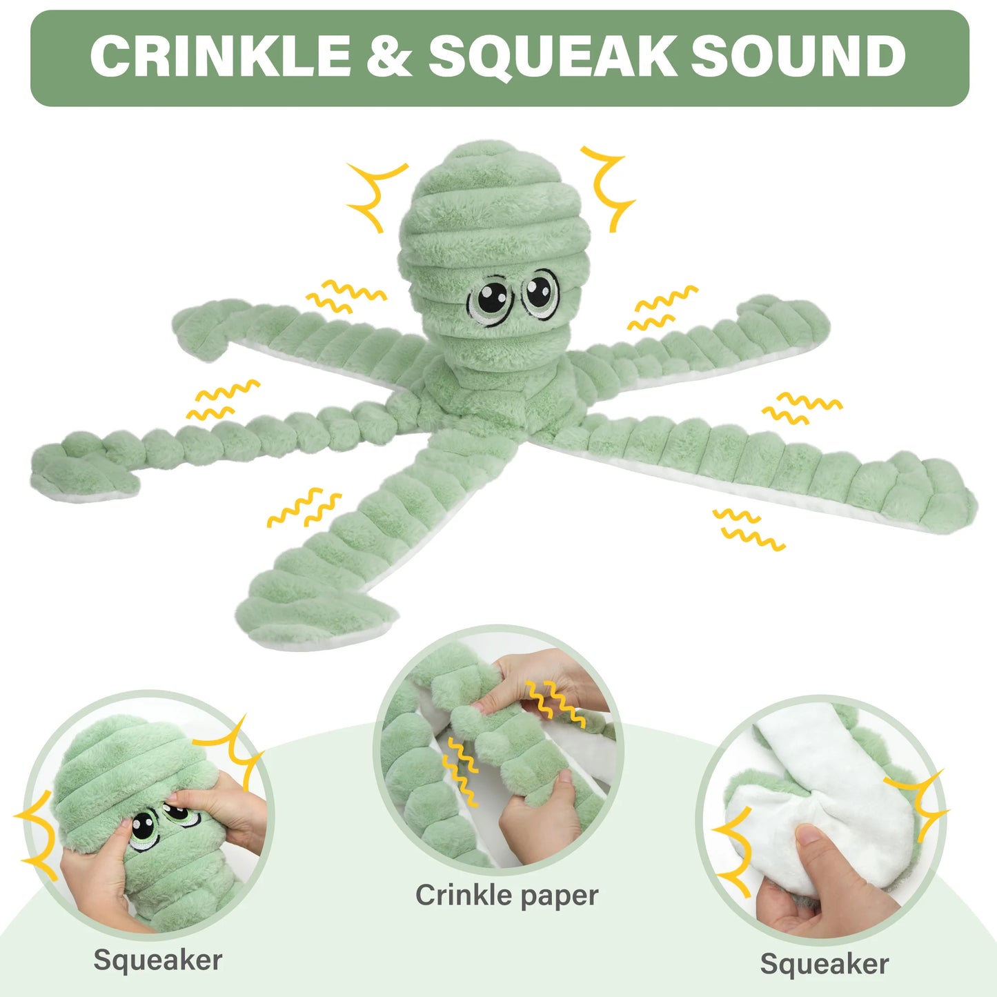 Squeaky Plush Chew Toy For Dogs Interactive Dog Toy