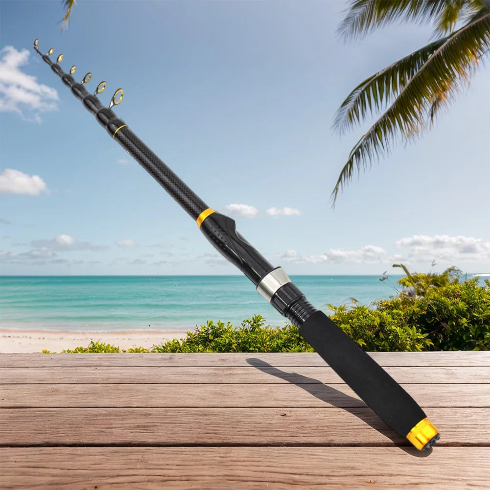 Shunmaii Carbon Fiber Telescopic Spinning Rod Travel Carp Fishing