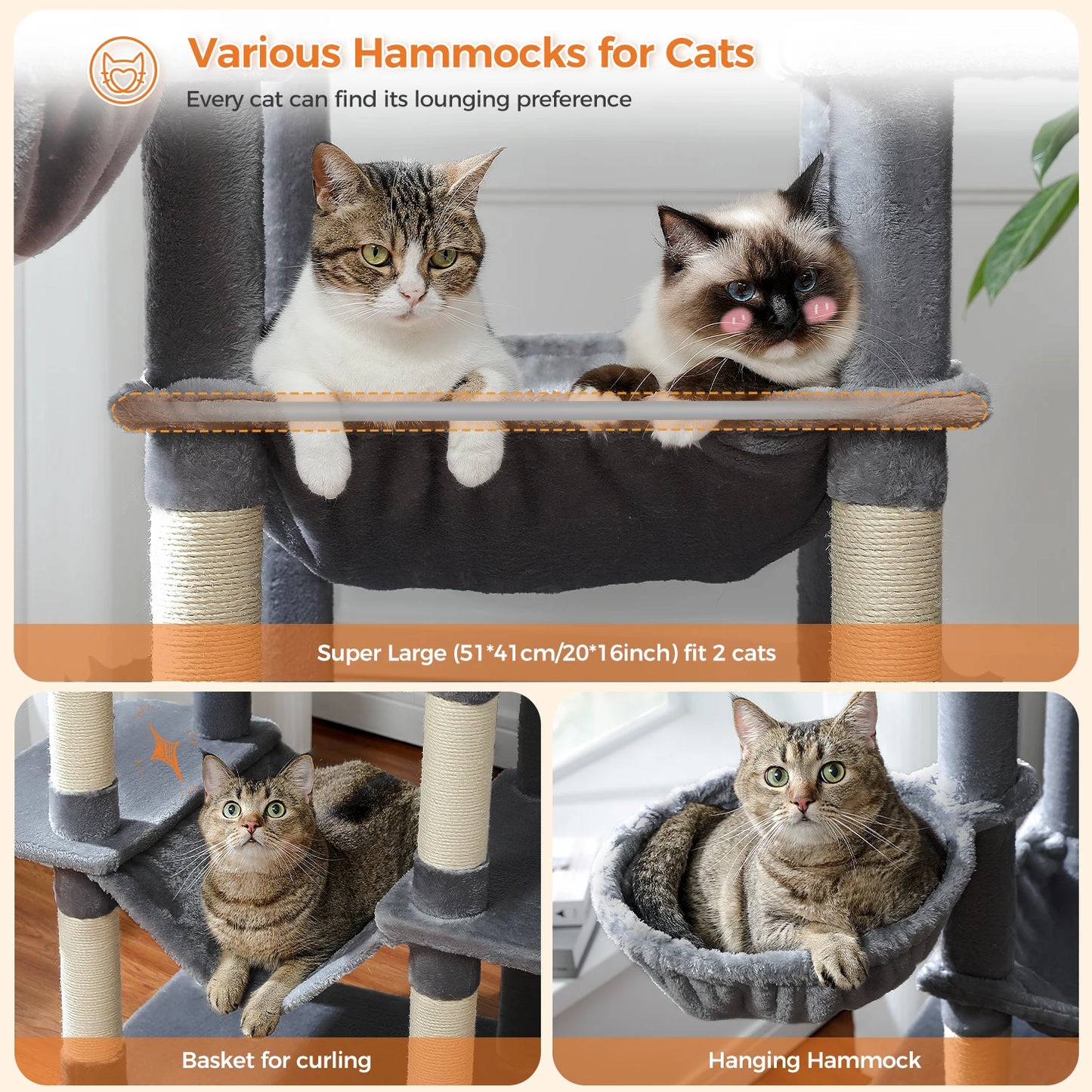 Pawz Road Multi Level Large Cat Tree Condo