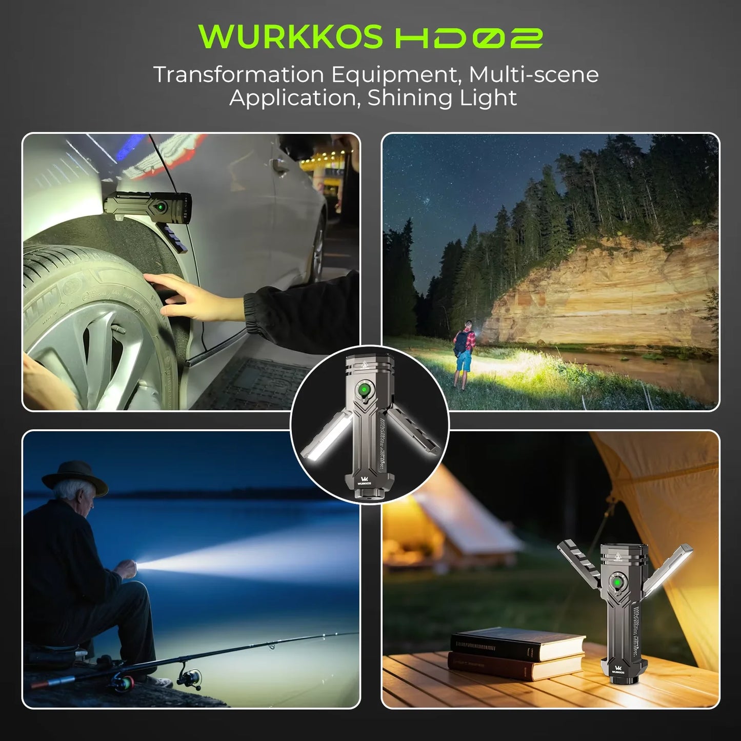 Wurkkos HD02 LED Camping Lamp for Outdoor Activities