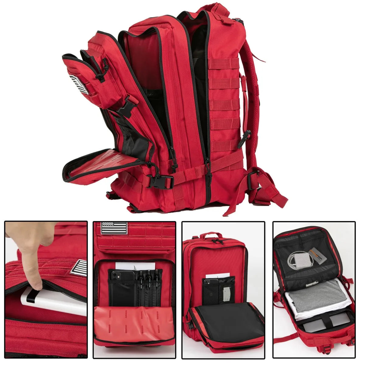 ReFire Gear Tactical Fishing Backpack for Outdoor Travel