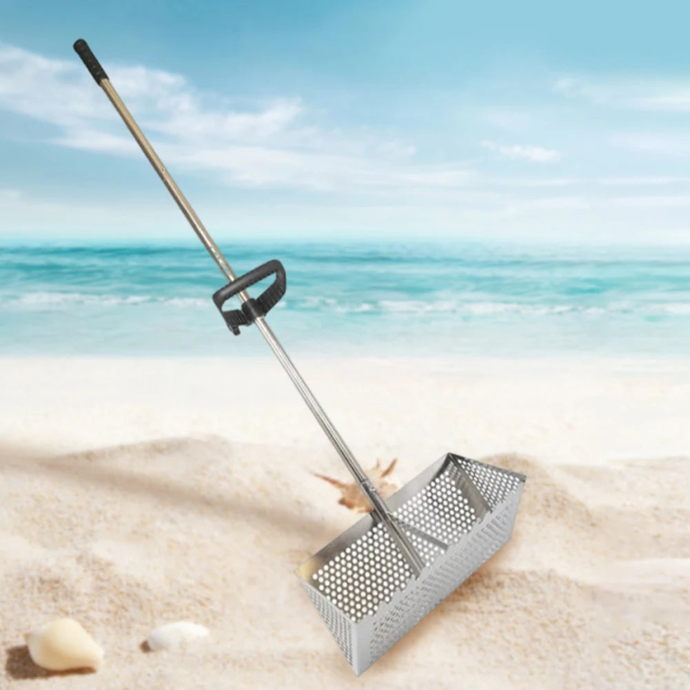 Stainless Steel Sand Screen Foldable Beach Shovel And Crab Trap