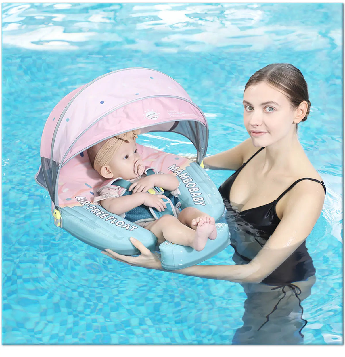 Mambobaby No Inflation Baby Float Harness For Safe Play