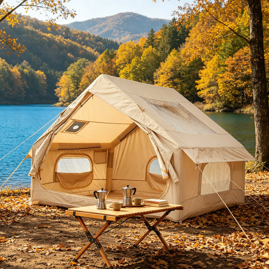 Spacious Waterproof Inflatable Camping Tent For Family Outdoor Shelter