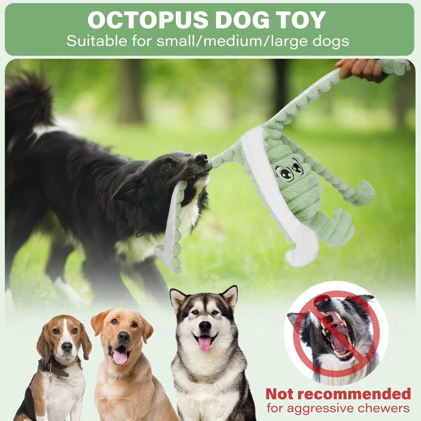 Squeaky Plush Chew Toy For Dogs Interactive Dog Toy