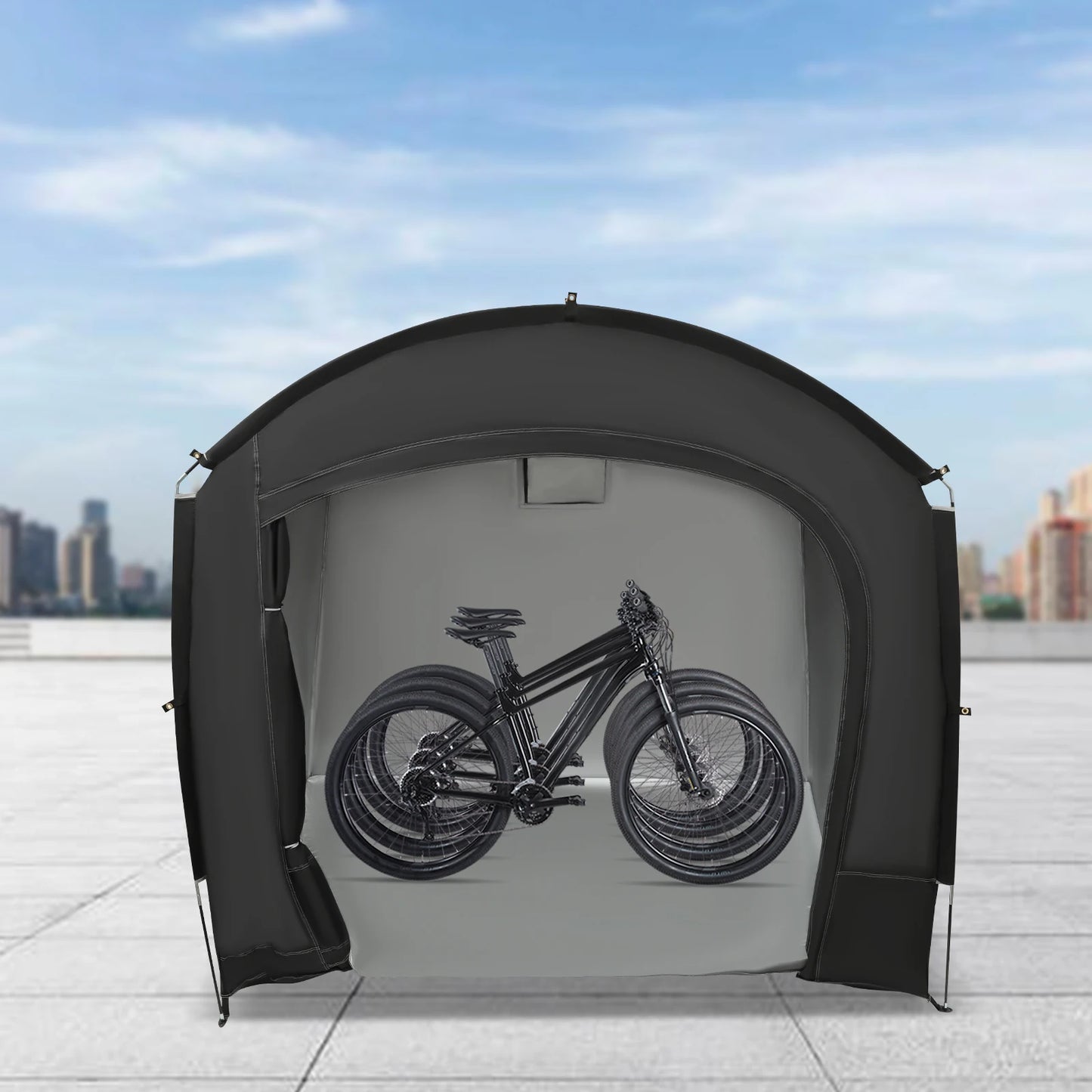 Portable Bike Storage Shed Shelter Waterproof For Bikes