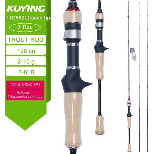 Kuying Teton Ultra Light Spinning Rod Carbon Fast Action