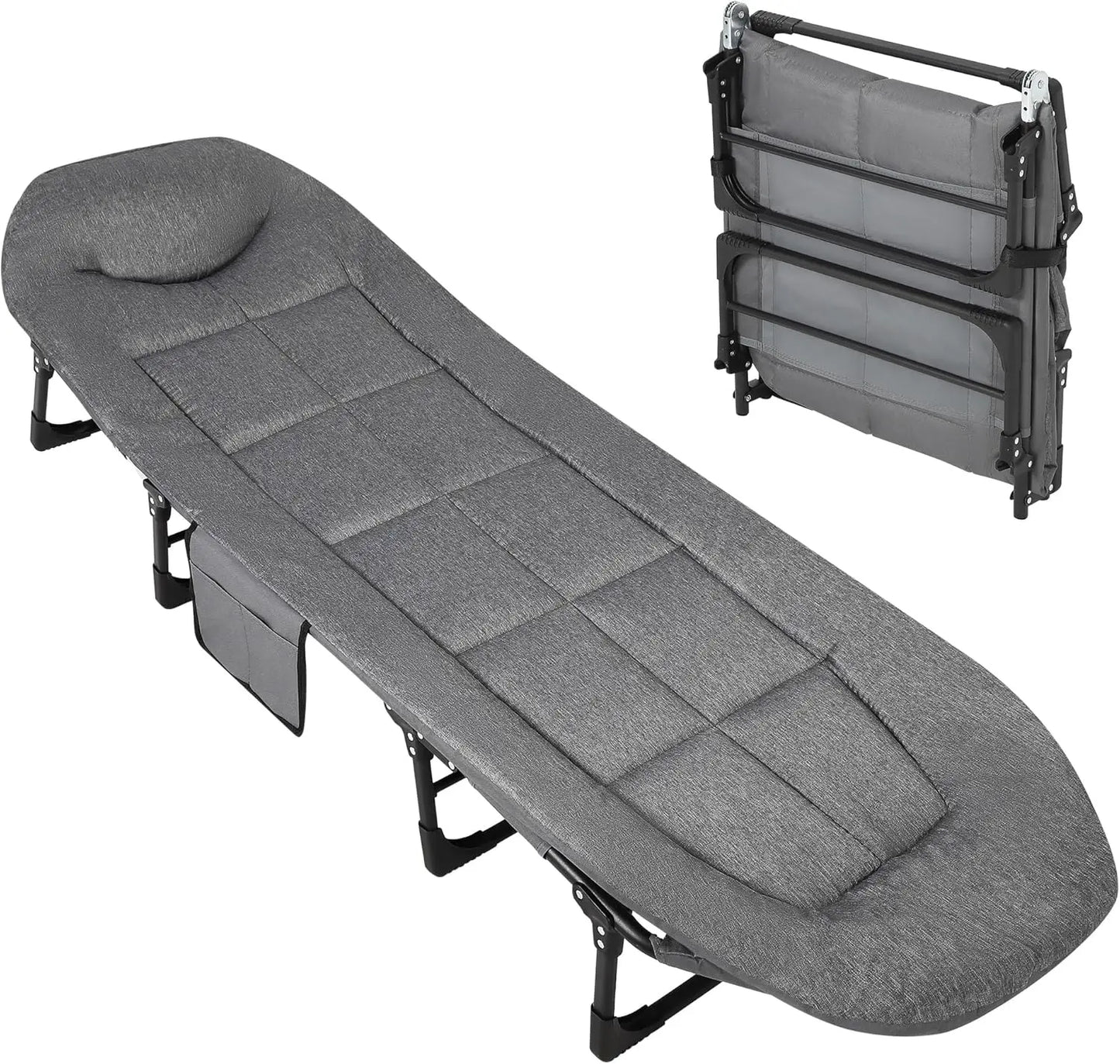 HiMISS Lightweight Camping Tent Cot With Cushion Pillow Outdoors