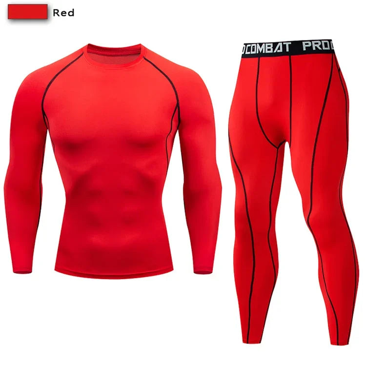 Two Piece Unisex Compression Sportswear Set For Training And Yoga