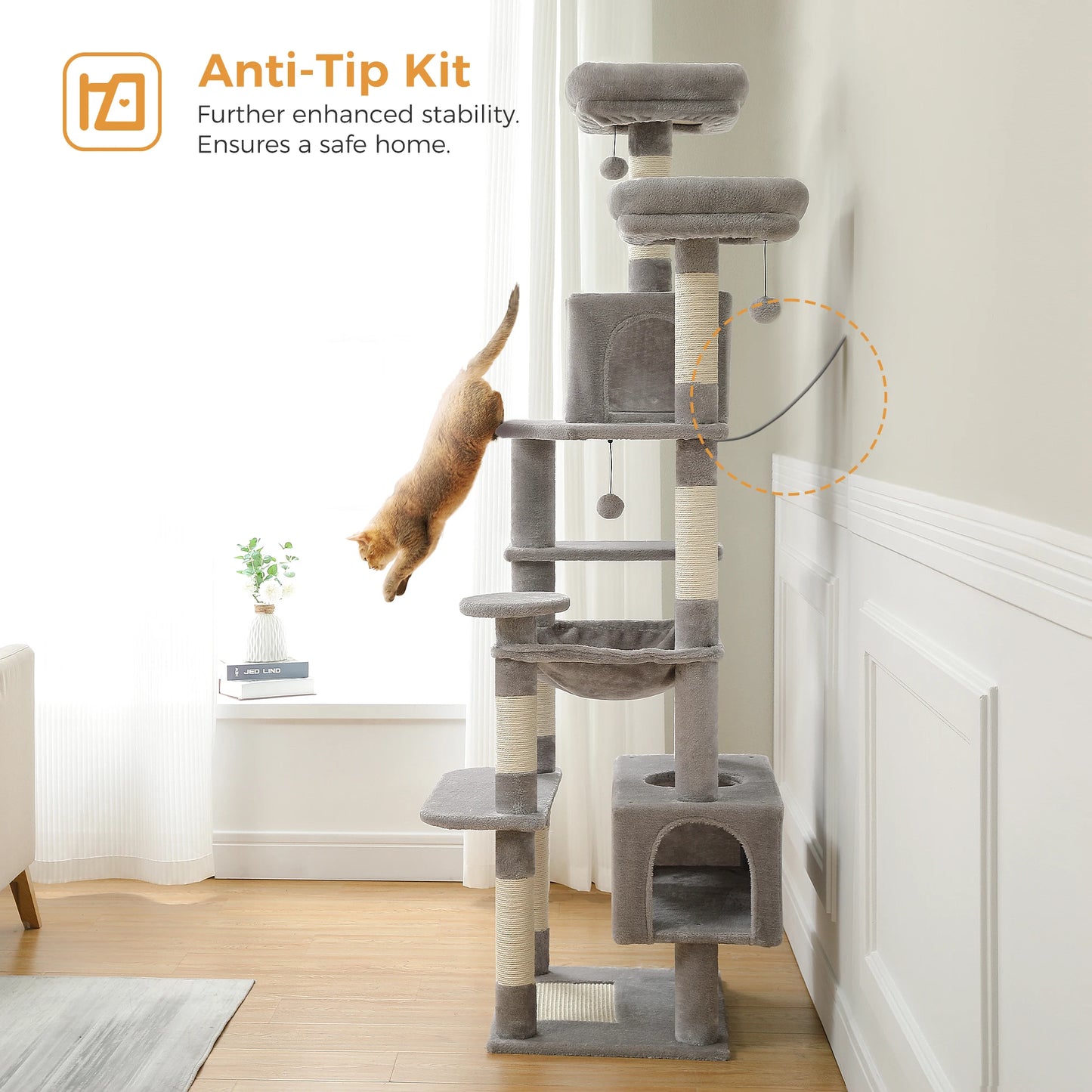 Pawz Road Multi Level Large Cat Tree Condo