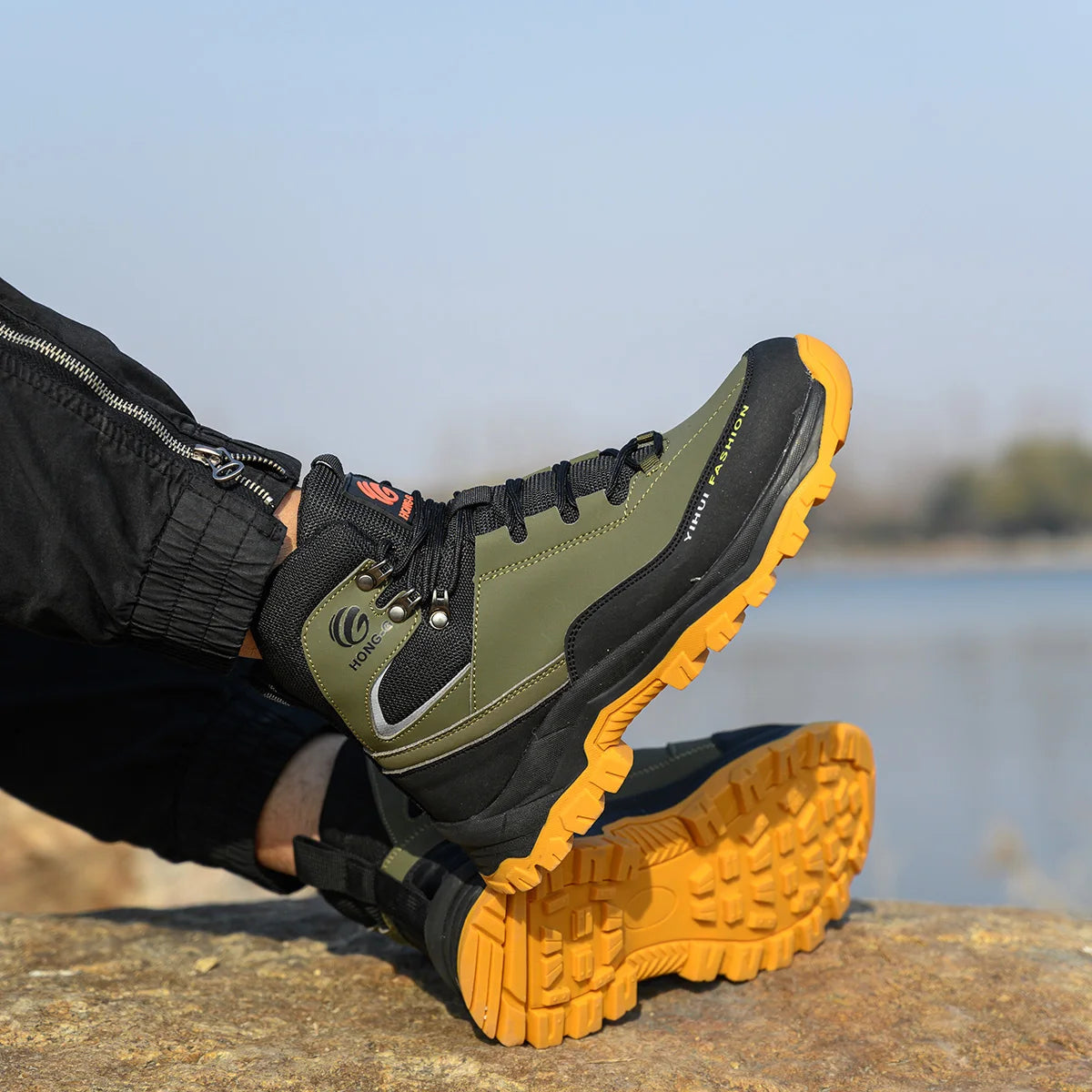 Vegair Breathable Steel Toe Safety Boots For Men