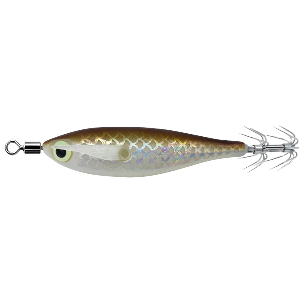 Luminous Squid Lure With 3D Eyes For Night Fishing