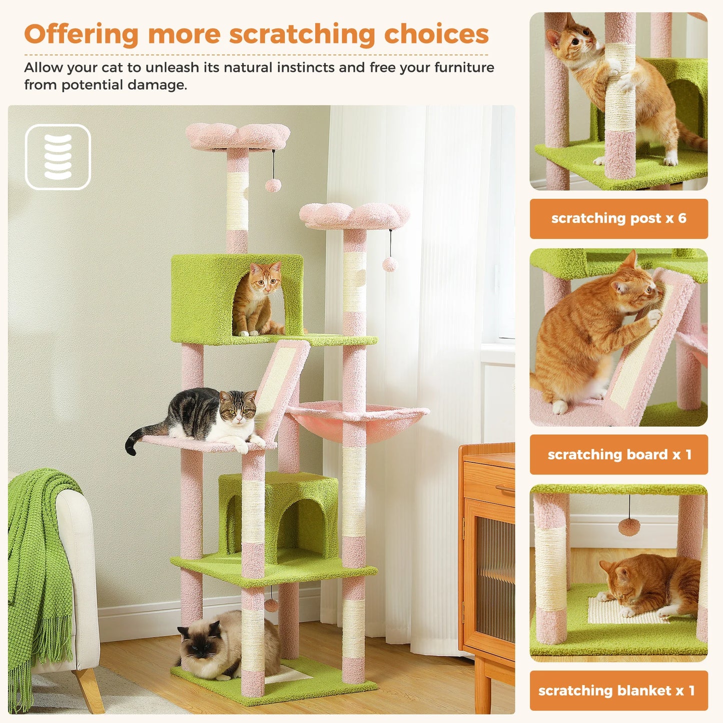Pawz Road Multi Level Large Cat Tree Condo