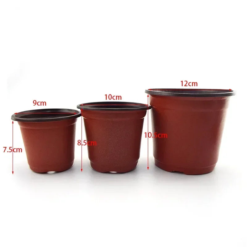 Plastic Flowerpot Grow Box With Fall Resistant Tray For Garden