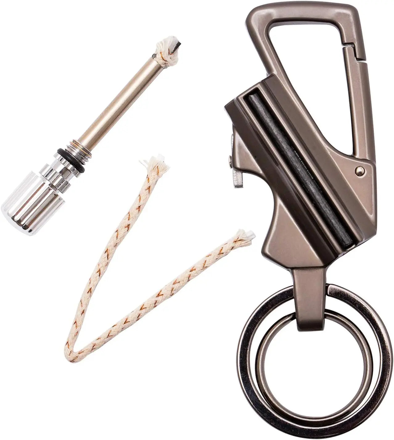 Reusable Fire Starter Bottle Opener Keychain Survival Tool Waterproof