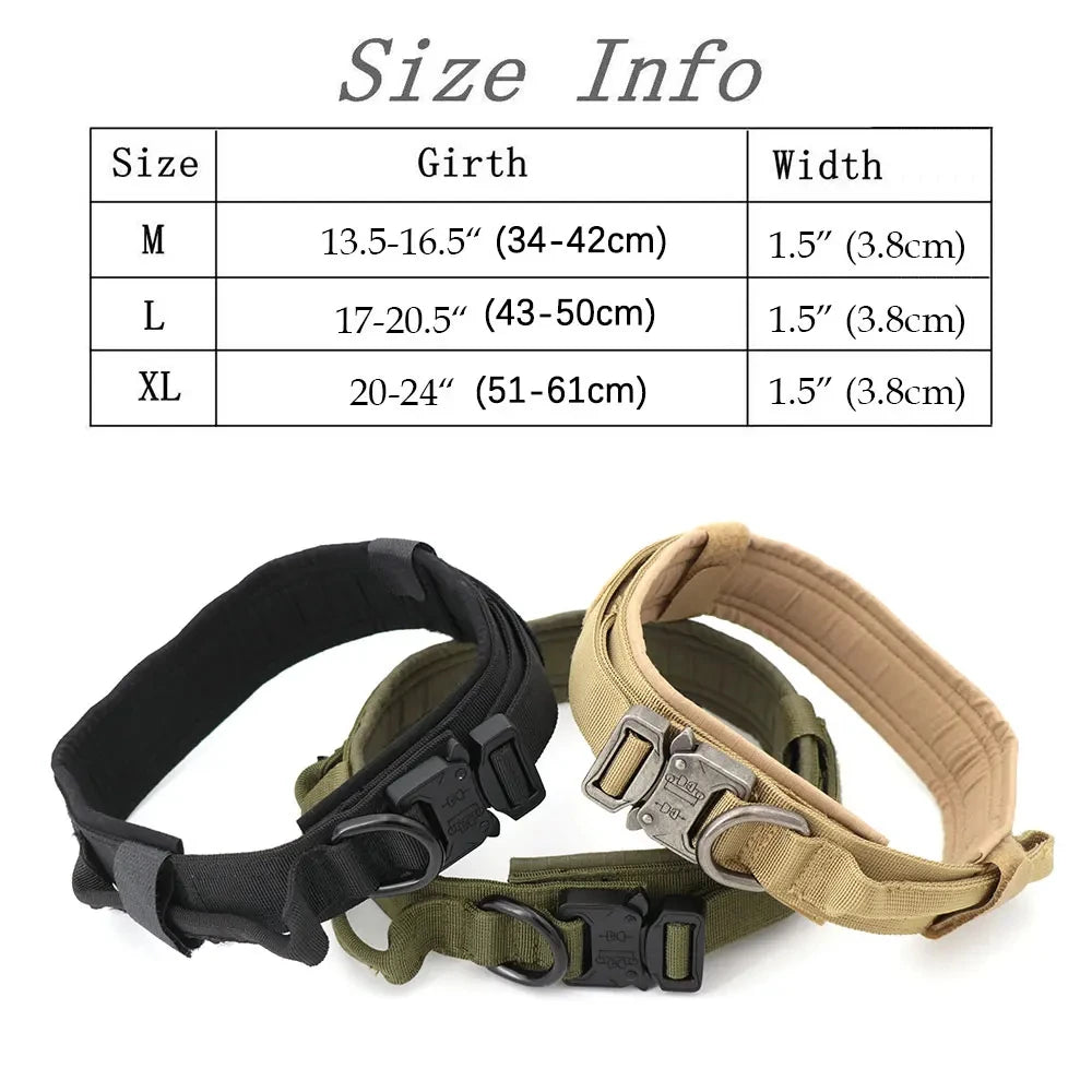 Military Large Dog Harness Vest For Training And Tactical Gear